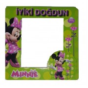 Minnie Mouse 25 adet Magnet Doğum Günü Mıknastıslı Çerçeve