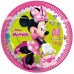 8 Adet Minnie Mouse Doğum Günü Plastik Parti Tabağı 8 Adet Minnie Mouse Doğum Günü Plastik Parti Tabağı