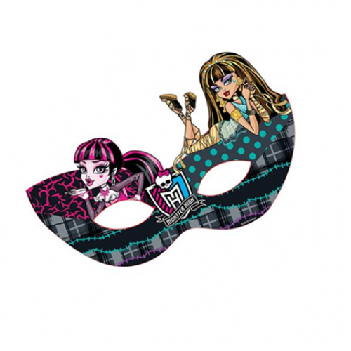 Monster High 8li Gözlük Maske Doğum Günü Parti Gözlüğü Maskesi - Parti Dolabı