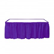 Mor Table Skirt Masa Eteği Masa Yanlarında Fırfır 74 cm x 426 cm 