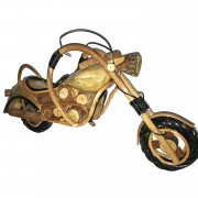 Orta Boy Ahşap Motor Antika Motosiklet Nostaljik Hediyelik Maket