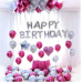 Plus Doğum Günü Balonu Kombini Fuşya