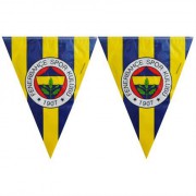 11 Bayraklı Fenerbahçe Flama 3.20mt Doğum Günü parti Malzemesi