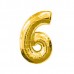 Rakam Folyo Balon 6 Rakamı Büyük Boy Balon Altın Sarısı /Dore 100CM Rakam Folyo Balon 6 Rakamı Büyük Boy Balon Altın Sarısı /Dore 100CM