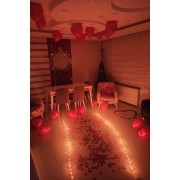 Romantik Süsleme Ev Oda Dekorasyon Paketi Sürpriz 14 Şubat Sevgililer Günü Evlilik Teklifi Yıldönümü