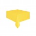 Sarı Düz Masa Örtüsü 1.37 cm x 2.70 cm Doğum Günü Parti Ucuz