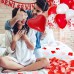 Sevgililer Günü Balonları Dekorasyon Set Sürpriz Oda Süsleme - Parti Dolabı