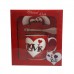 Sevgiliye Kalpli Porselen Kupa Bardak, Sevgililer Günü Hediyesi - Parti Dolabı
