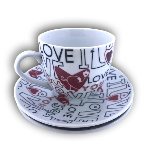 Sevgiliye Özel Kahve Fincanı Seti, Sevgililer Günü Hediyesi - Parti Dolabı