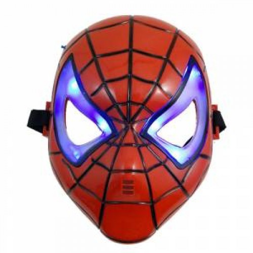 Spiderman Işıklı Maskesi Örümcek Adam Doğum Günü Işıklı Maskeleri - Parti Dolabı